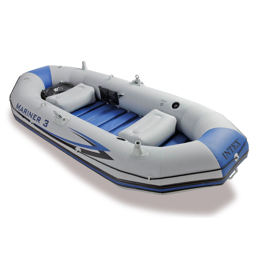 3-Person Inflatable Boat & Oars Set D1691