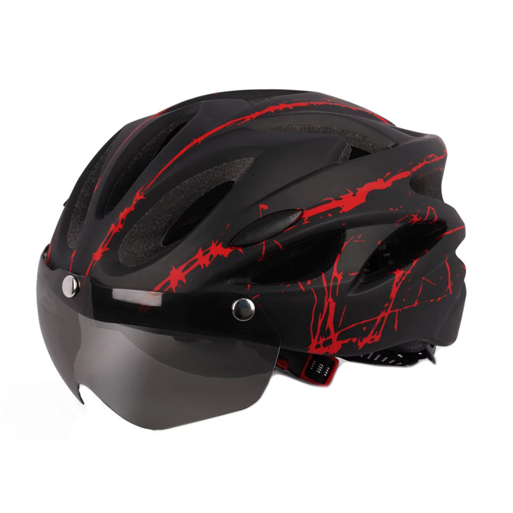 Ultralight Adjustable Cycling Helmet with Goggles N532005