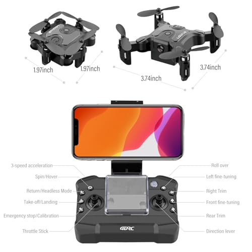 4K Foldable FPV Mini Drone W7863