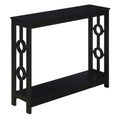 Black Wood Console Table J504