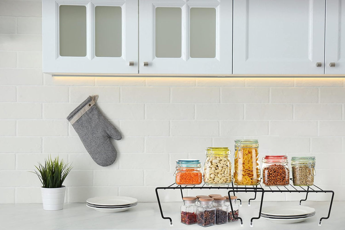 Expandable Kitchen Cabinet Shelf Organizer W62047