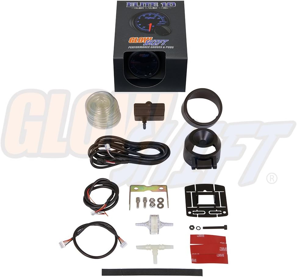 30 PSI Boost/Vacuum Gauge Kit with Electronic Pressure Sensor Q43029