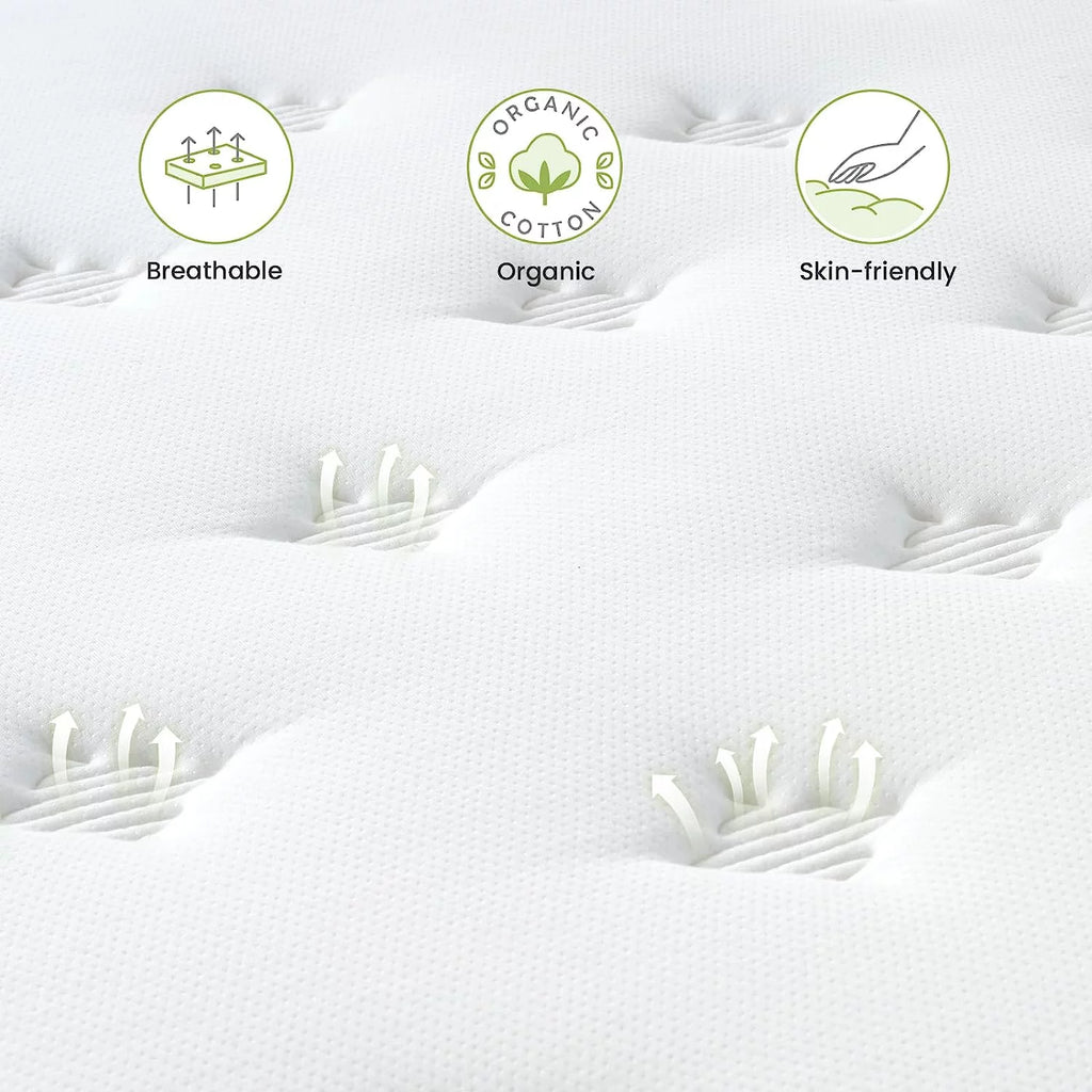 Queen 12 Inch Hybrid Memory Foam Mattress I142