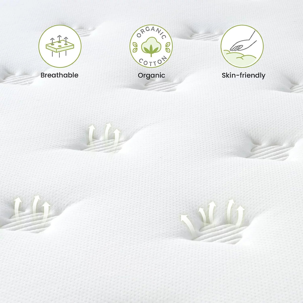 Queen 12 Inch Hybrid Memory Foam Mattress I142